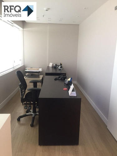 Imagem 4 de 11 de Excelente Conjunto Comercial, Com 46 M² De Área Útil, Com 2 Banheiros, Copa, Recepção, Sala De Trabalho E Sala De Reunião. - Sa00049 - 32673473