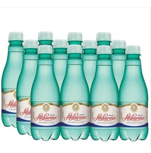 Água Mineral São Lourenço Sem Gás 12 Unidades 300ml