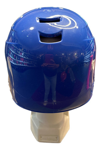 Imagen 3 de 4 de Casco Bateador Doble Oreja Azul Certif Nocsae Palomares Fpx