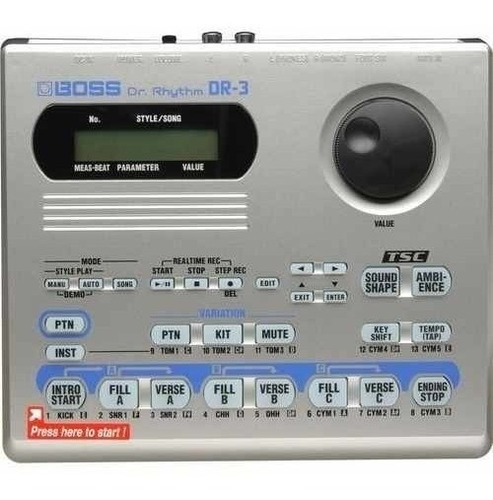 Boss Dr-3 Dr Rhythm Drum Machine