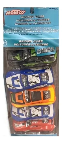 Carros Juguete Set X 5 Unidades A Fricción Niños