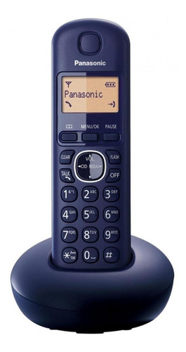 Teléfono Panasonic KX-TGB210 inalámbrico - color azul