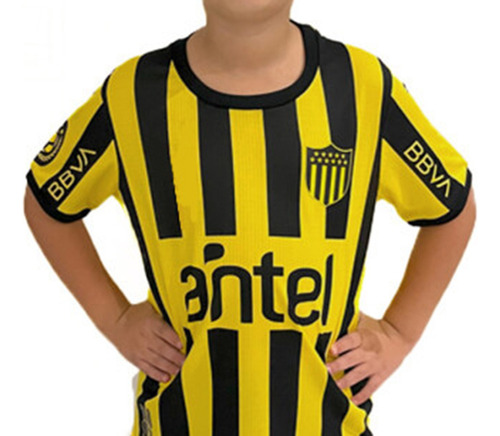 Camiseta Peñarol Niño Personalizada Con Tu Numero Y Nombre