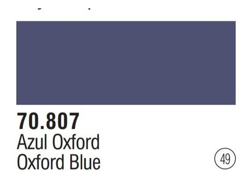 Tinta Oxford Blue 70807 Model Color Vallejo Modelismo