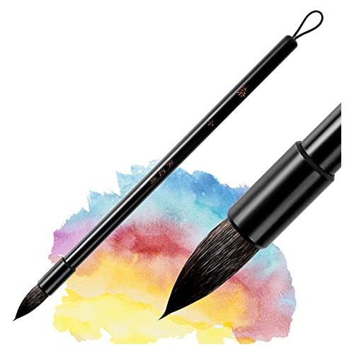 Watercolor Brushes, Paint Brushes, Mop Round Paintbrush...