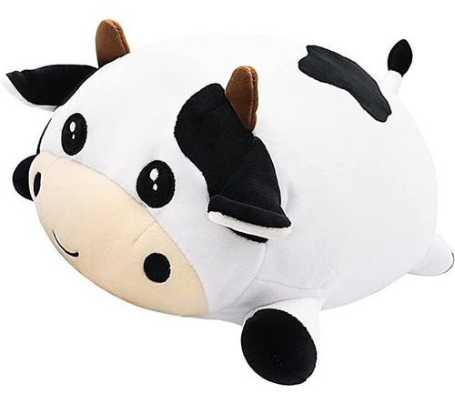 Achwishap Almohada De Peluche De Vaca De 13.7 Pulgadas, Alm.