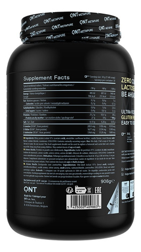 Proteina Metapure Whey Isolate Zero Carb 908gr Qnt