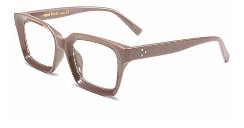 Montura - Feisedy Classic Square Eyewear Non-prescription Th