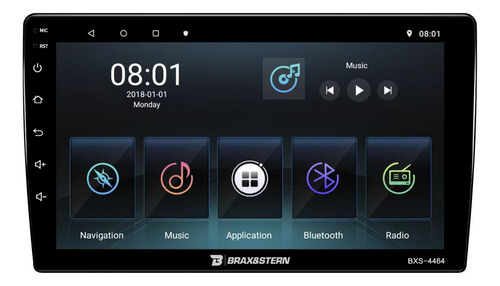 Radio Auto Android 2 Din Hd 9'' 2gb Ram Wifi Gps Bxs-4464