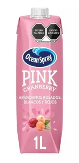 Ocean Spray Jugo Pink Arándanos Rosados, Blancos Y Rojos 1lt
