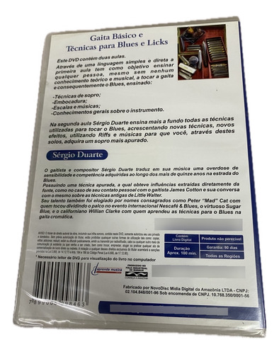 Curso De Gaita Em Kit 3 Dvd Flavio Guimaraes / Sergio Duarte