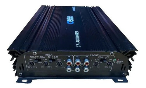 Imagen 3 de 4 de Amplificador Carbon 4 Canales 1200 Watts Clase A/b Ab6004et