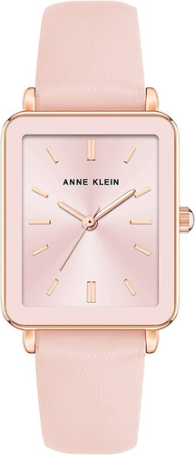 Anne Klein ® Reloj Mujer Cristal Mineral 26mm 3702rglp Dht Color De La Correa Rosa Claro Color Del Bisel Rosa Claro Color Del Fondo Rosa Claro