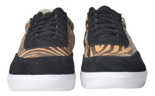 Zapatillas Urbanas De Mujer De Cuero Crom - Ferraro