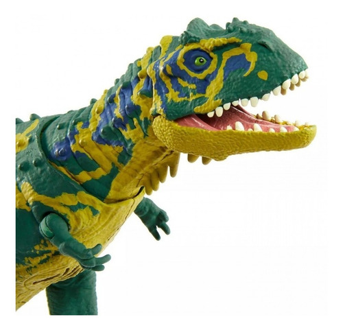 Imagem 4 de 9 de Dinossauro Majungasaurus Com Som Jurassic World Mattel Gmc95