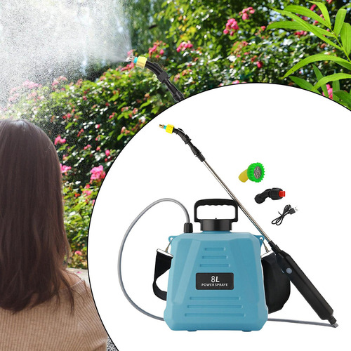 Rociador Eléctrico De Césped, Varitas 8 Litros Azul