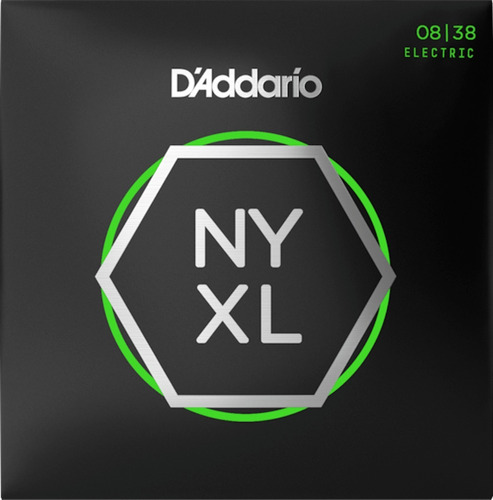 Daddario Nyxl0838 Encordado .008 Para Guitarra Eléctrica