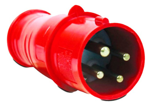 Plug Industrial Macho 3p+t 63a 380/415v Ip67 Vermelho Abb
