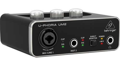 Interface De Audio Usb Behringer U-phoria Um2 