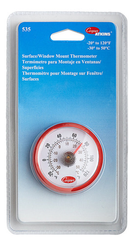 Termómetro Con Imán P/refrigerador 535-0-8 Cooper - Pack 2pz Color Rojo