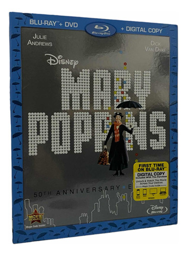 Mary Poppins. 50 Aniversario. Película. Blueray.walt Disney