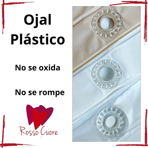 Imagen 5 de 9 de Cortina De Baño Estampada Pvc 150 Micrones 180x180