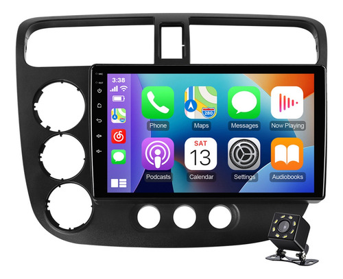 Auto Estéreo 2+32g For Honda Civic 2001-2005 Gps Wifi Bt Fm