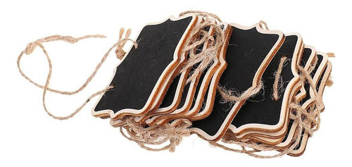 Minitablón Rectangular De Pizarra Para Colgar, 12 Unidades