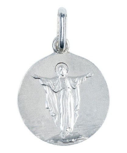 Medalla Plata Cristo #6517 Bautizo Comunión Cadena