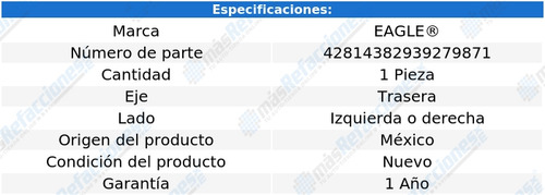 Base Amortiguador Trasero Cavalier 1995 - 2002 2.4l