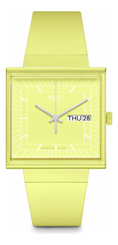 Reloj Swatch What If... Lemon? De Silicona So34j700 Ss