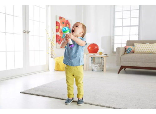 Fisher-price Ríe Y Aprende Micrófono Graba Y Canta