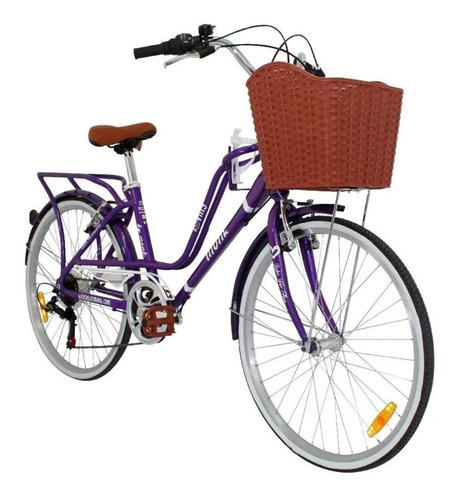 Imagen 2 de 9 de Bicicleta Urbana Vintage Aluminio R24 7v Loving Monk