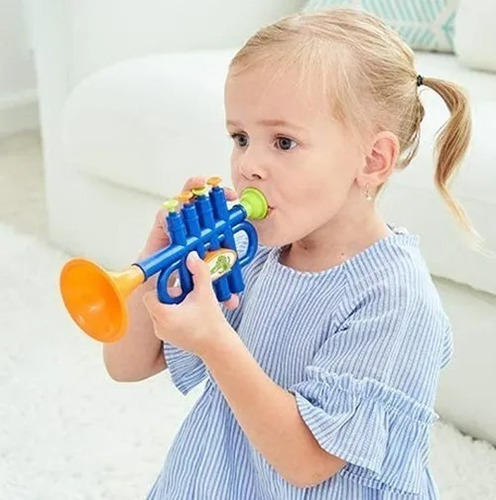 Imagen 3 de 9 de Set X 7 Instrumentos Musicales Infantil Orquesta Tambor 529