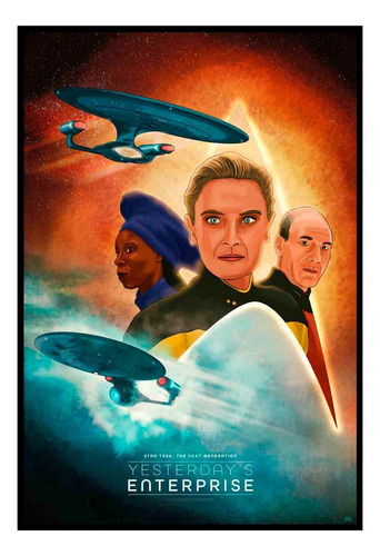 Cuadro Premium Poster 33x48cm Star Trek
