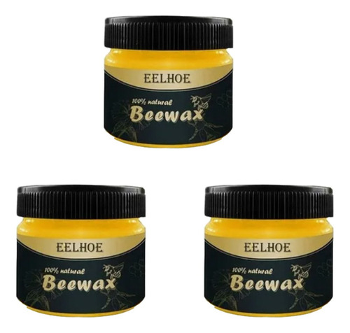 3 Piezas De Cera De Abeja Eelhoe Pulido Muebles