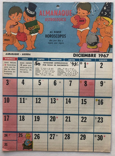Calendario Almanaque 1968 Central Foto Plano Subte Cumpleano En Mercado Libre Argentina calendario 1968 argentina