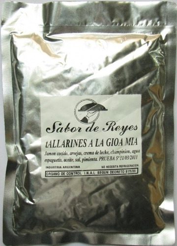 Imagen 2 de 5 de Comida Termoestabilizada Tallarines Con Crema, Jamón Champiñ