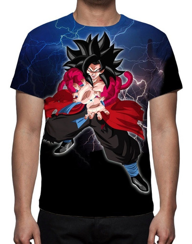Camiseta Dragon Ball Heroes Goku Xeno Ssj4 01 | Parcelamento sem juros