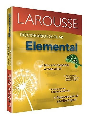 Libro Diccionario Escolar Elemental - Nuevo