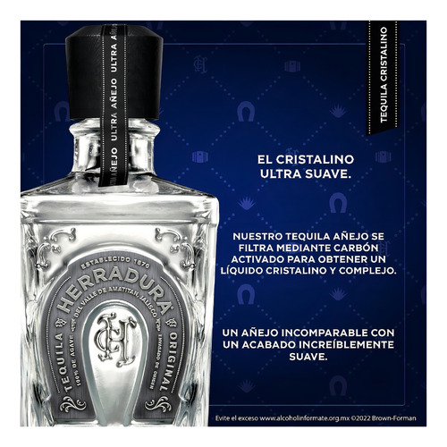 Tequila Herradura Ultra Añejo 700ml 35% Alcohol