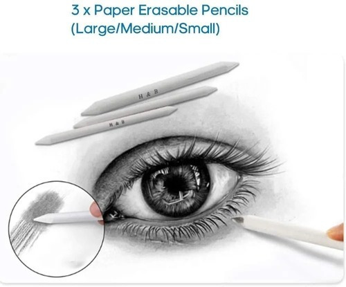 Estuche Con Kit De Lápices De Dibujo Profesional H & B 71 Pi