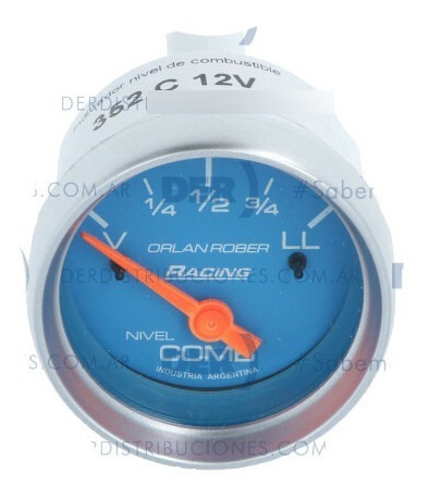 Reloj Nivel Combustible F. Celeste V=300 Ll=10 D52mm