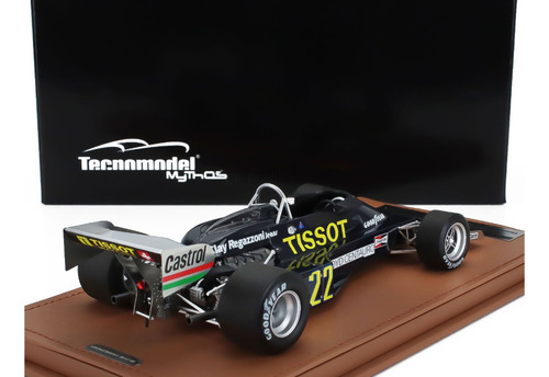 Ensign N177 F1 Jacky Yckx 1977 Mônaco Gp Tecnomodel 1/18 Preto