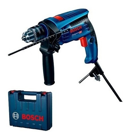 Taladro Percutor Bosch 1/2  Gsb Re 650 W Incluye Maleta