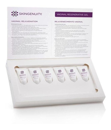 Skingenuity Gel Regenerador Vaginal, Hidrata Rejuvenece 6 Pz Tipo de envase Tubo 4ml