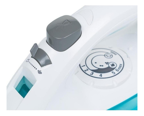 Plancha De Vapor Y Rocio Black And Decker Irbd100 Color Blanco/Azul