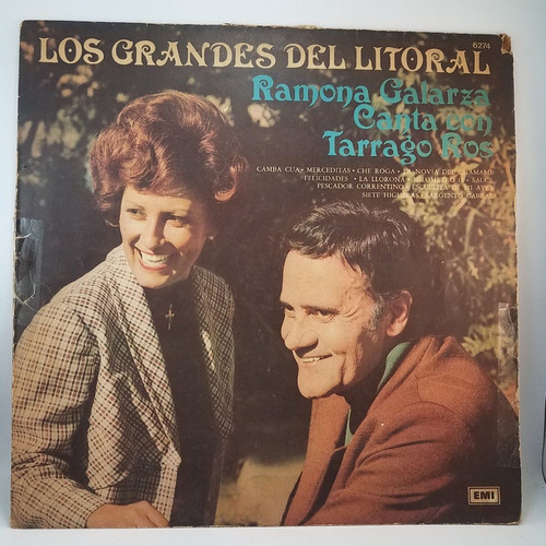 Tarragó Ros - Ramona Galarza - Grandes Del Litoral - Vinilo