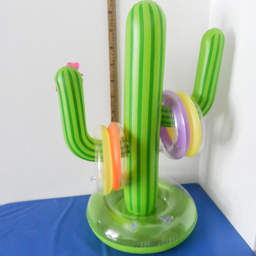 1 Juego De Juguetes De Cactus Simulados Con Anillos De Veran