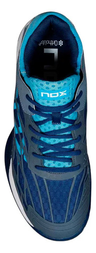 Tenis Nox At10 Lux Piedra/azul Bonnie